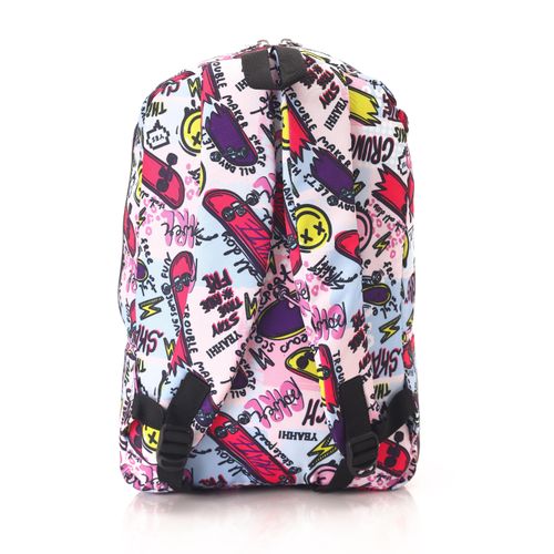 Activ Patterned Double Compartment Girls Backpack - Multicolour. - image 3