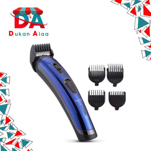 Buy Kemei KM-1505 Powerful Rechargeable Hair Clipper - Blue in Egypt