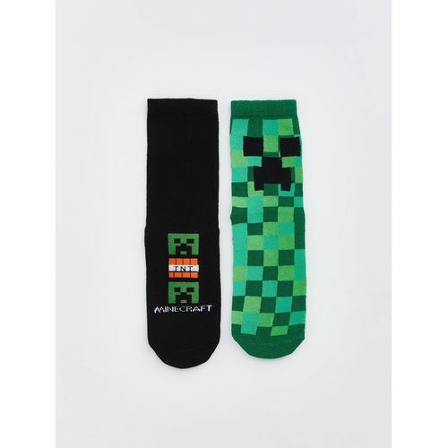 product_image_name-LC Waikiki-Minecraft Patterned Boy's Ankle Socks 5 Pack-2
