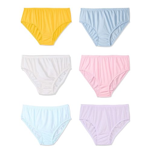 Cottonil Pack Of 6 Cotton 100% Plain Color Panties For Women