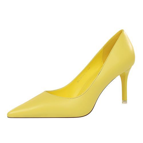 Yellow Heels, Women's Fashion, Footwear, Heels on Carousell