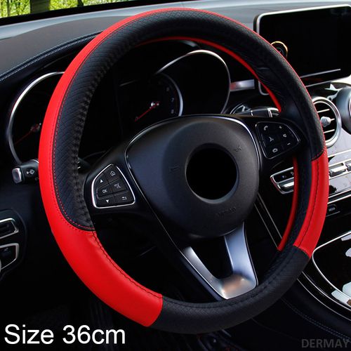 Wine red steering shop wheel cover