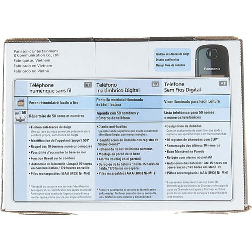 product_image_name-Panasonic-هاتف لاسلكي مع DECT، معرف المتصل، محدد موقع سماعة الهاتف – KX-TG1611-4