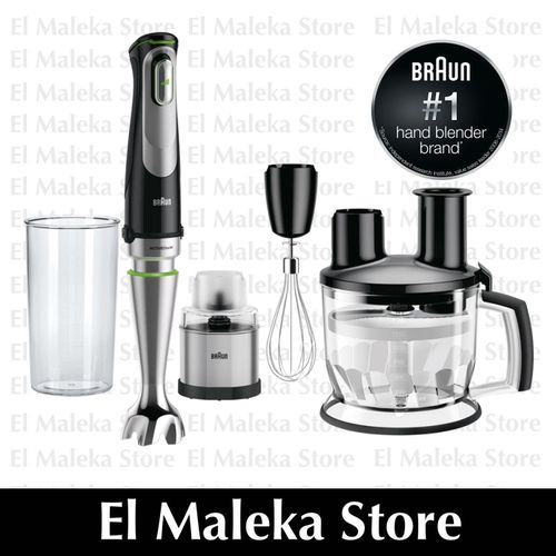 Braun MultiQuick 9 Hand Blender with Grinder 1000 Watt Black MQ9078X