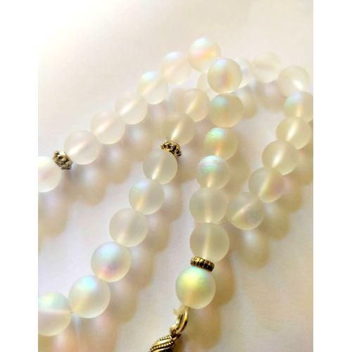 product_image_name-Generic-سلسلة تسبيح من الحجر القمر الطبيعي 33 حبة-2