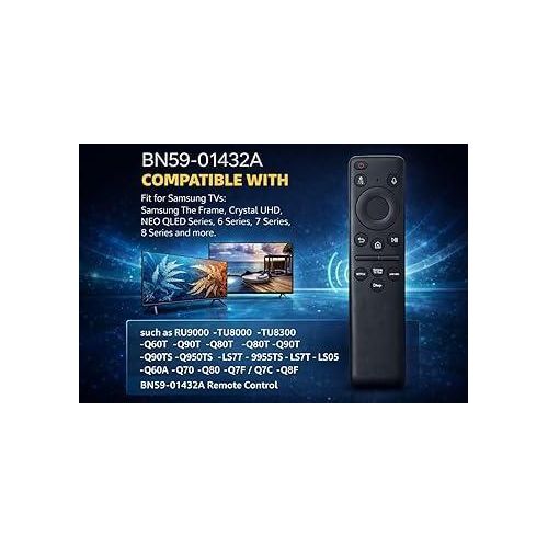 product_image_name-Generic-ريموت كنترول بديل متوافق مع تلفزيونات سامسونج الذكية Neo QLED / QLED / Crystal UHD / LED 4K 8K – أزرار اختصار للتطبيقات – بدون تحكم صوتي-4