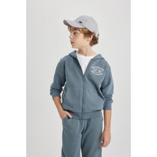 product_image_name-Defacto-Boy Hooded Printed Sweat Cardigan-6