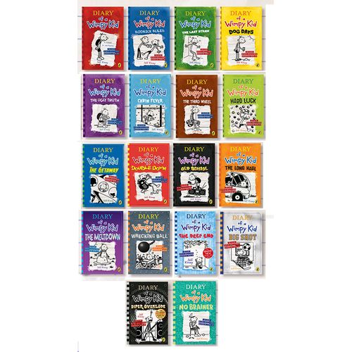 Generic Diary Of A Wimpy Kid 18 Books Complete Collection Set