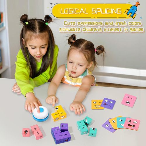 product_image_name-Generic-لغز ثلاثي الأبعاد مكعب سحري متغير الوجه، مكعب لعب خشبي بأوجه تعبير، مكعب خشبي للتعبير-2