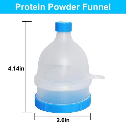 Portable Protein Powder Bottle With Keychain 100/200ML Mini Medicine Holder  Health Funnel Small Water Cup