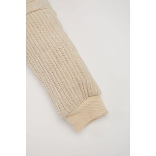 product_image_name-Defacto-Baby Girl Bike Neck Regular Fit Knitted Set - Stone-2