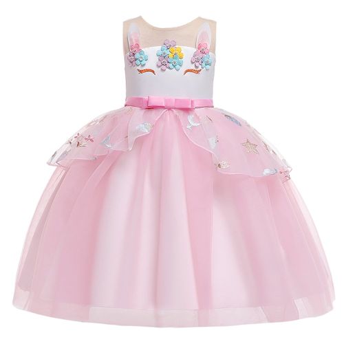 Buy Fancy Dress For Girls-Pink in Egypt