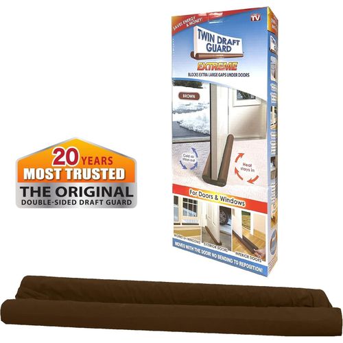 product_image_name-Twin Draft Guard-جينيريك 60220-dna extreme للأبواب بني، مسجل ببراءة اختراع وعلامة تجارية، قطعة واحدة-8