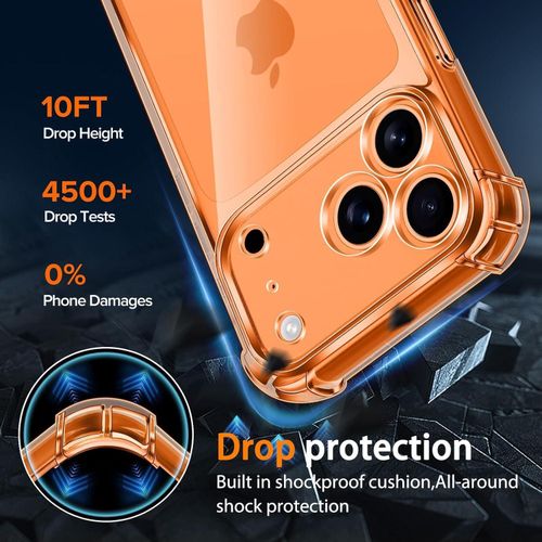 product_image_name-Generic-جراب من سيليكون وبولي يوريثين المقاوم للحرارة بتصميم شفاف بحماية للكاميرا من درجة جوريلا وزوايا مضادة للصدمات لموبايل آيفون 17 برو 6.3 بوصة من دلع موبايلك، شفاف -4