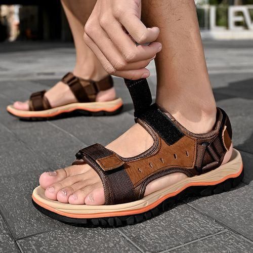 Fashion Men s Sandals Summer Outdoor Nonslip Trekking Beach Shoes Best Price Online Jumia Egypt