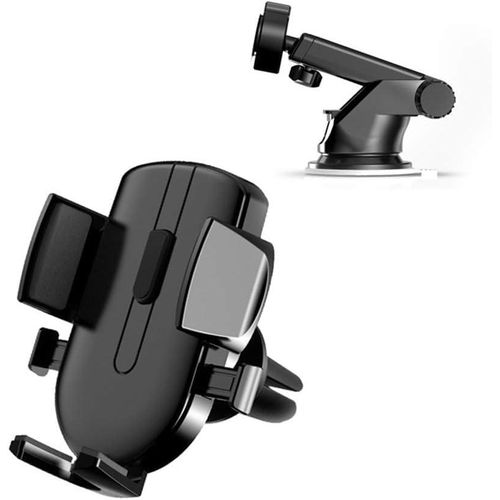 Car Phone Mount Holder - 360-Degree Rotating Dashboard and Windscreen Mount