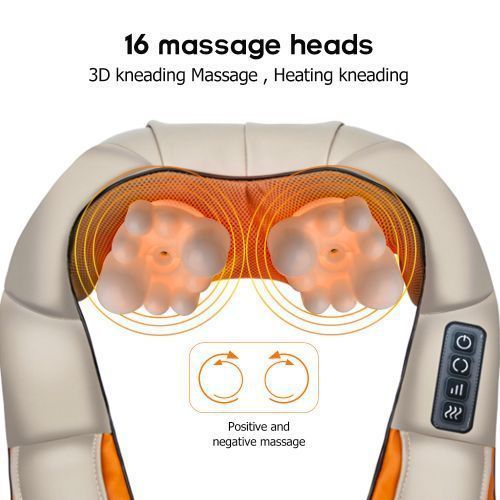 U Shape Electrical Shiatsu Body Shoulder Neck Massager Back