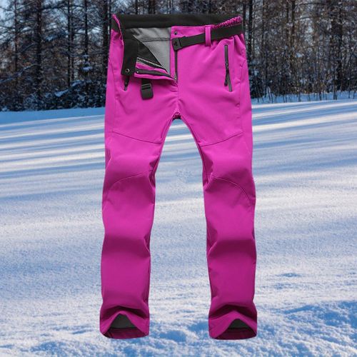 Women's Skiing Snow Pants, Fleece Lined Winter Pants