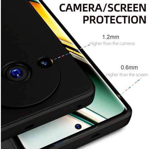 product_image_name-Generic-غطاء خلفي من السيليكون السائل المقاوم للصدمات مع غطاء كامل للكاميرا متوافق مع Redmi A3 (أسود)-4