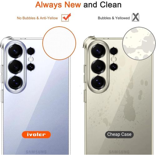 product_image_name-Generic-جراب حماية شفاف من السيليكون لموبايل سامسونج جالاكسي S26 الترا مع زوايا واقية مضادة للصدمات ، جراب حماية شفاف رفيع وناعم ومرن من البولي يوريثين الحراري مقاوم للخدش-7