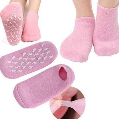 Generic New Soft Spa Gel Socks Moisturizing Socks Dry Foot