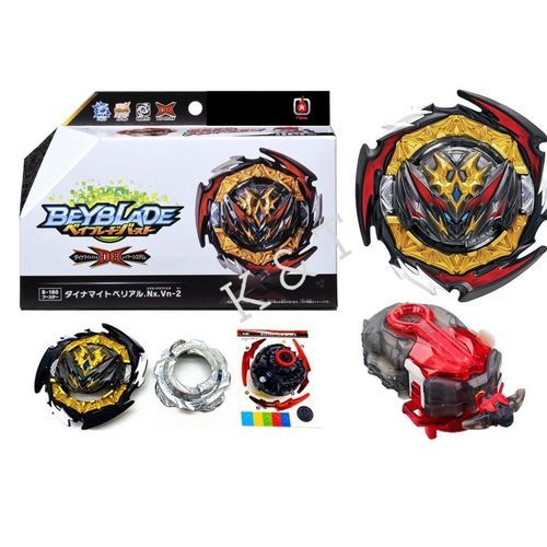 Buy Beyblade Burst [Dynamite] B-180 Dynamite Belial Nexus Venture-2【Exquisite Gift Packaging】This battle top suit comes with 1x Spinning Tops, 1x Launchers and 1x Stickers. This is a great gift idea 【High-quality Materials】Our battling top is made of environmentally friendly ABS non-toxic materials, safe, wear-resistant, strong and durable, which leads to its high performance combat.. 【Benefits of Battling Tops Game】This is a great educational toy that can improve children's motor skills, increase their patience, and cultivate their sense of competition.. 【Required Sets and Fun Games】Our GYRO set is a very suitable for family time and outdoor activities, because it is suitable for people of all ages and multiplayer games. Our portable storage box is easy to open and lock, allowing children to play anytime, anywhere in Egypt