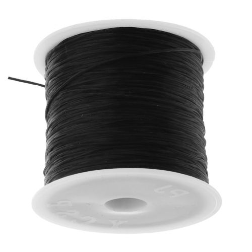 Black Elastic Thread