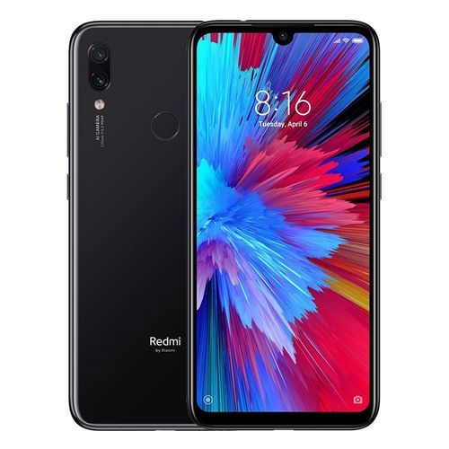 XIAOMI Redmi Note 7 - 6.3 بوصة 32 جيجا بايت ثنائي الشريحة 4G موبايل - أسود