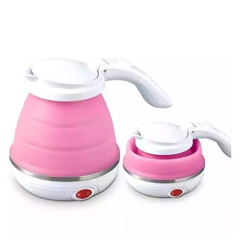 product_image_name-Generic- غلاية مياه كهربائيةسليكون قابله للطي - بينك - 600 مللي -1
