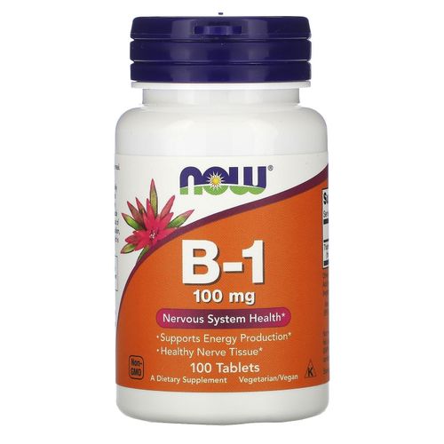 product_image_name-Now-Foods, B-1 100 mg, 100 Tablets  -1