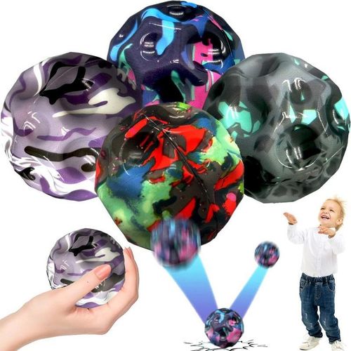 product_image_name-Generic-Moon Ball, Pack Of 4 High Jumps Rubber Ball, Space Ball, Moonball, Planet Bouncing Balls-1