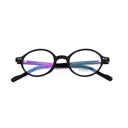 product_image_name-Vegas-Men's Eyeglasses V2075 - Black-2