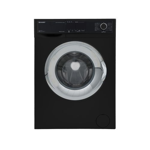 product_image_name-Sharp-ES-FP710CXE-B غسالة ملابس فول أوتوماتيك - 7 كيلو - أسود -1