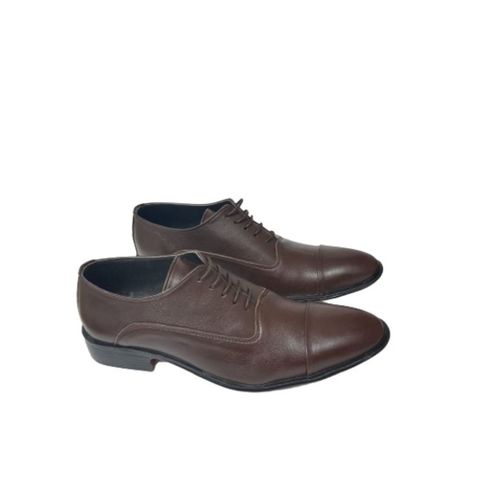 Buy Fashion Men's Genuine Leather Classic Shoes Oxfords-  Brown in Egypt