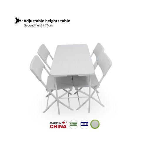 product_image_name-SunBoat Commerce-طقم طعام خارجي محمول قابل للطي من صن بوات 5 قطع - سلسلة الويكر HDPE-8