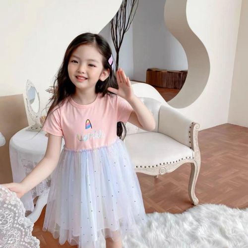 2018 Children's spring Dress Girls floral dress small children Korean –  Toyszoom