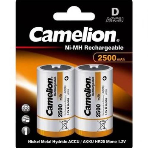 product_image_name-Camelion-بطارية ٢٥٠٠ امبير -NI-MH rechargeable - camelion - NH-D2500BP2 - كاميليون-1