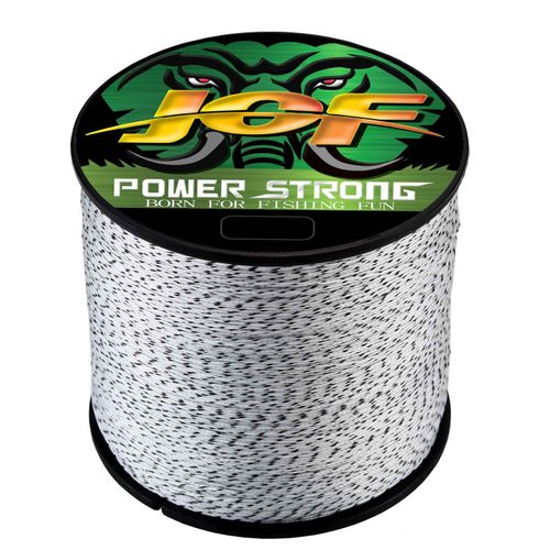 Generic Braided Fishing Line Super Strong Fly Wire 100% PE Multifilament 8  Snd Carp Woven Thread Speckle Gray @ Best Price Online