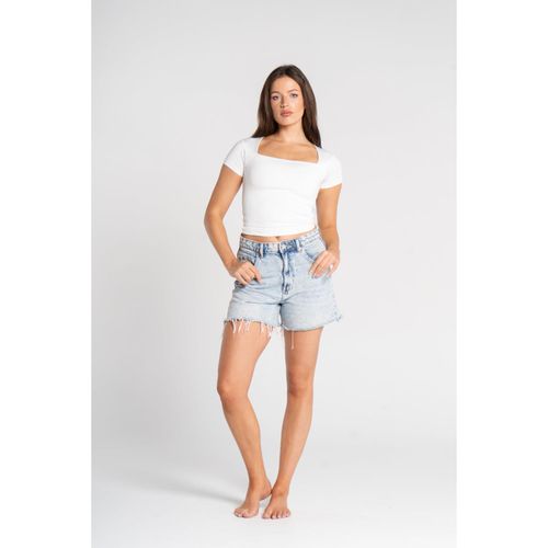 OUTDATED Square Neck Short Sleeve - White - image 2