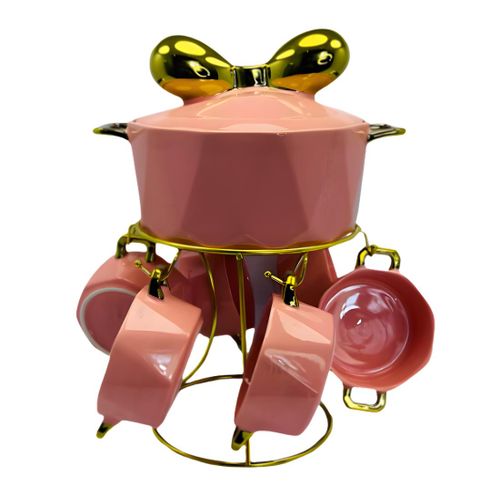 product_image_name-Generic-طقم مج شوربة + حلة بورسلين عدد 7 قطع + إستاند-1