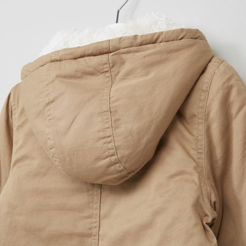 Juniors By Babyshop New Toddler Boys FUR JACKET - BROWN