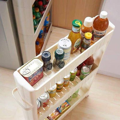 product_image_name-Generic-عربة تخزين بأربع طبقات مع عجلات لتوفير المساحة في المطبخ أو الحمام-4