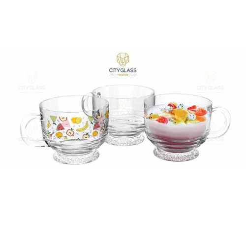 product_image_name-City Glass- كوب شوربة زجاج مطبوع - 3 قطع -1