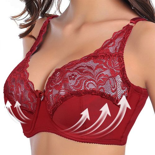 Bras for Women Womens Thin Lace Adjustable Underwear Large Size