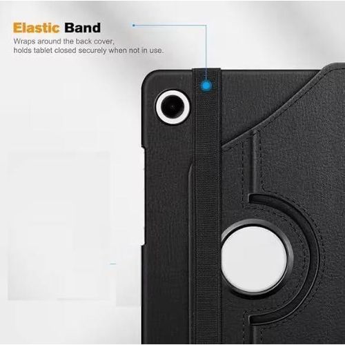 product_image_name-Generic- حافظة تاب قابلة للدوران 360 درجة متعددة الزوايا لجهاز لينوفو تاب M10 FHD الجيل الثالث 10.1 انش TB-X328، اسود غير متوافق مع M10 بلس الجيل الثالث 10.6 انش TB-X128 -4