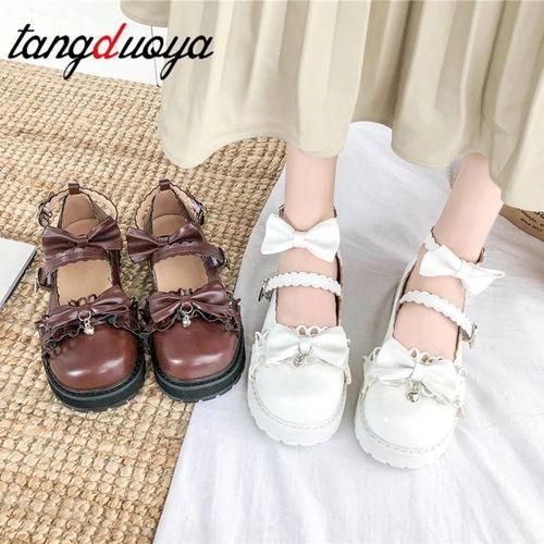 Vintage style platform shoes top