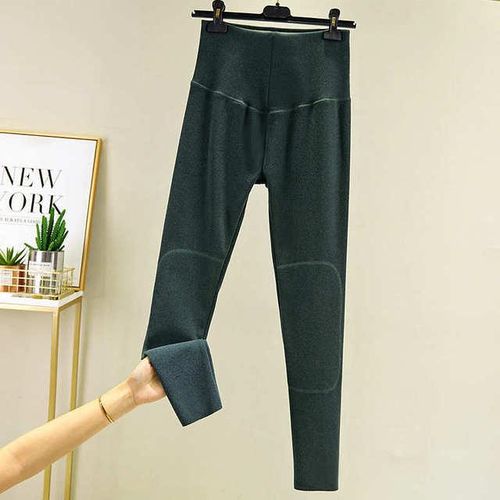 Generic Women Plus Velvet Thicken Inner Wear Bottoming Leggings Plus Size  3xl Cotton Leggings Warm Pants Stretch Long Trousers @ Best Price Online