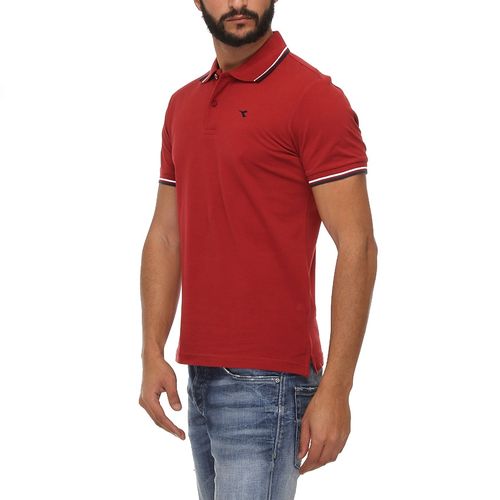 product_image_name-Diadora-تي شيرت بولو قطن للرجال من ديادورا - أحمر داكن-3