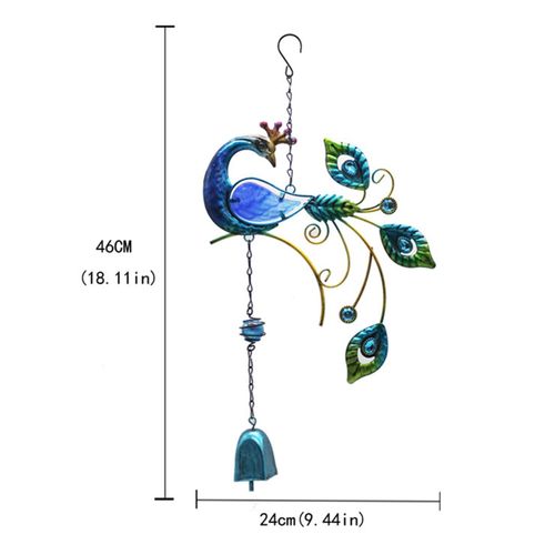 Generic 2Pcs Metal Wind Chime Hanging Ornament Decoration For Home @ Best  Price Online