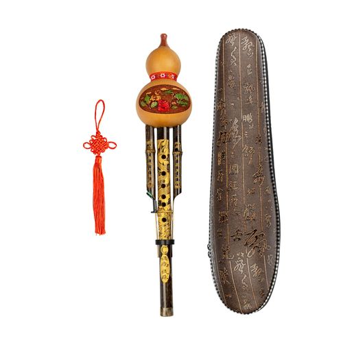 C Key Hulusi Flute Chinese Traditional Yunnan Gourd Cucurbit Flute